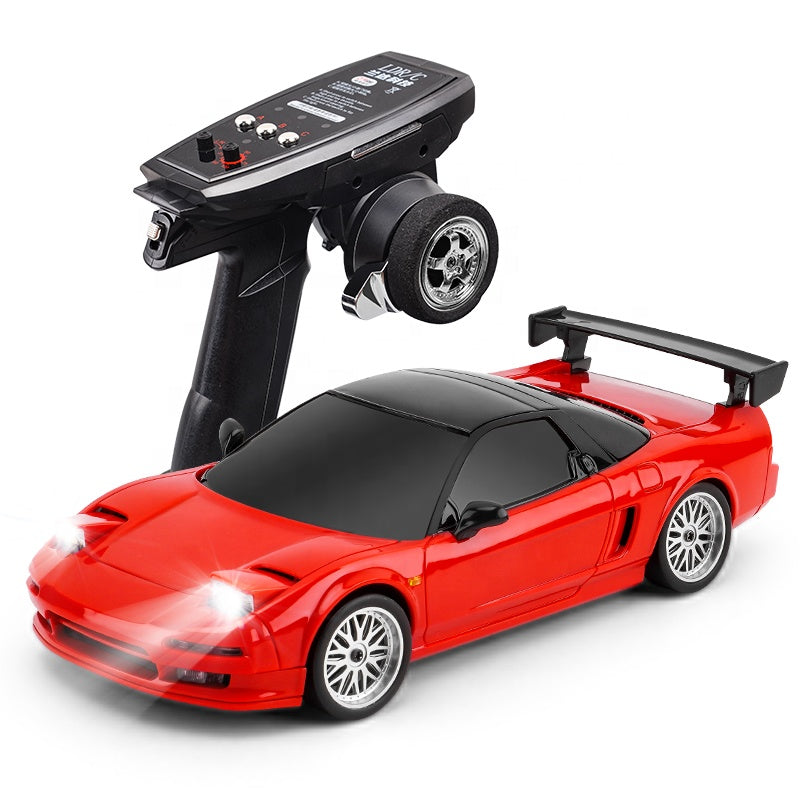 Ldrc 1803 1:18 Nsx Rtr 2.4G Proportionele Rwd Esp Gyro Led Verlichting Drifting Drift Rc Race Auto Hobby Model Speelgoed Rtr