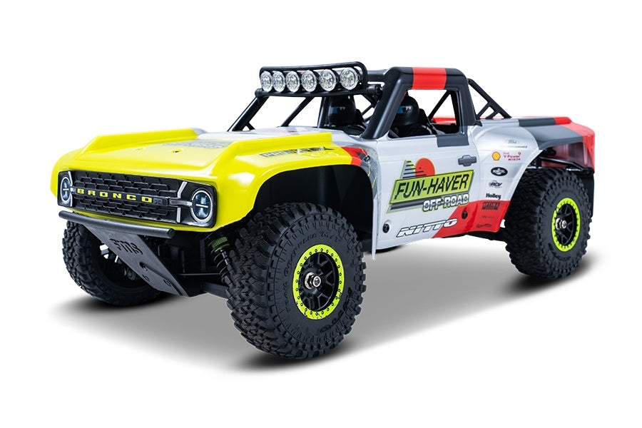 FMS 1:7 Scale Bronco RTR EB Brushless 4WD RS RC Rock Crawler 2.4Ghz Remote Control Rally Truck Hobby Car Models for Adults