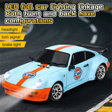 LDRC 1:18 schaal GTR RC drift auto LD1898 RTR met 2.4GHz besturing en gyro-gyroscoop voor hoge