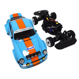 Th 1/6 gelicentieerde 934 borstelloze rc drift auto tractie hobby 6 s drifting rally truck 1:6 schaal cnc aluminium chassis 2wd 4wd fs g 7p-golfblauw