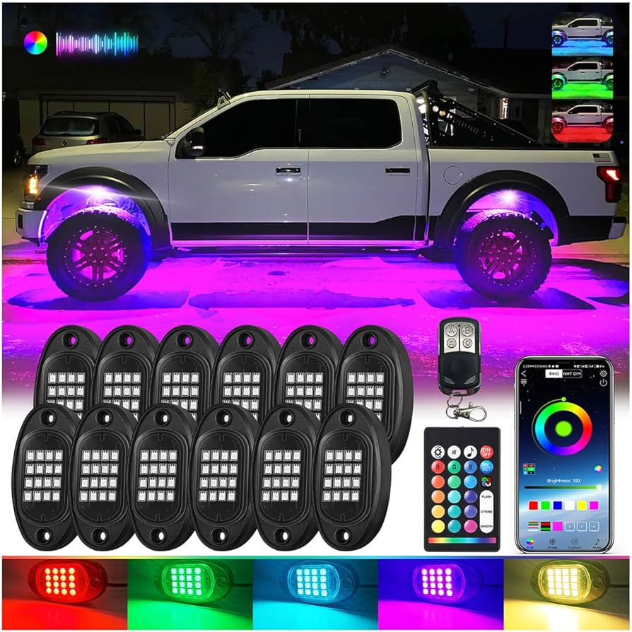 INJORA rock lights (4-LED alu)