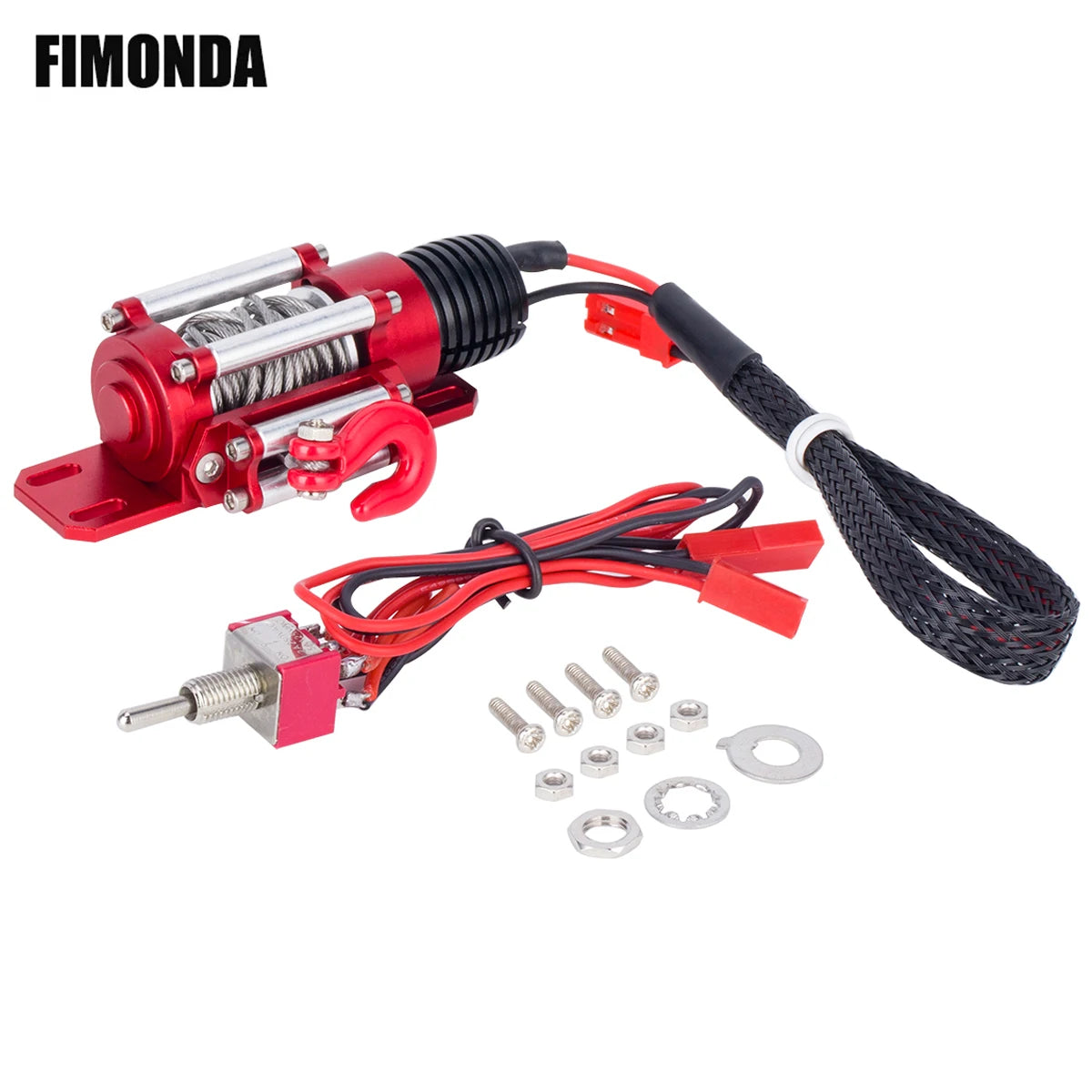 Functionele crawler winch + staalkabel